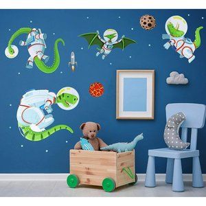 Dinosaur Jurassic SpaceWall Stickers Decal Kids